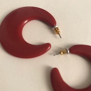 Blue 80’s style hoops